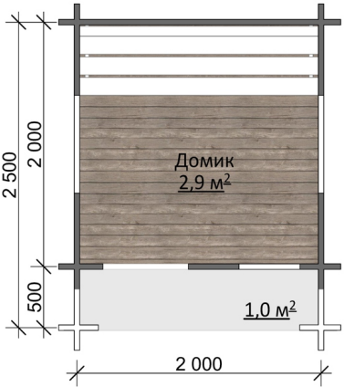 Планировка мини-дома