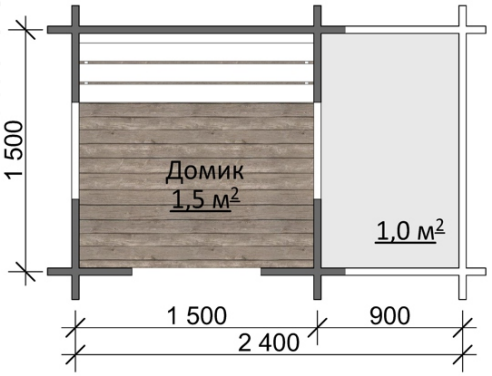 Планировка мини-дома