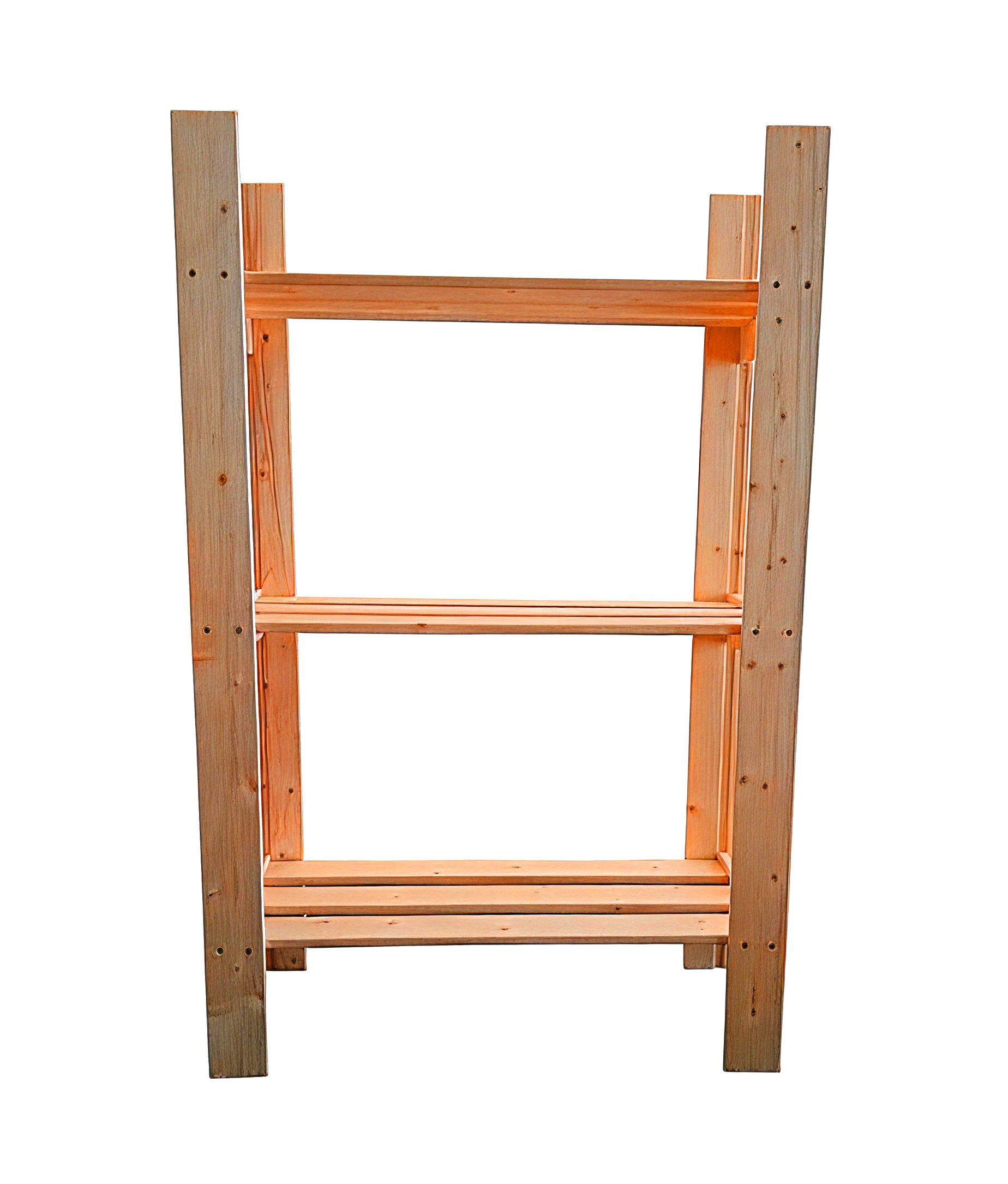 Деревянный стеллаж